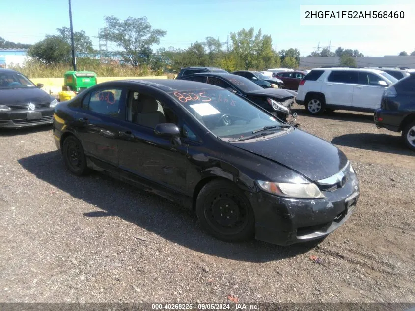 2HGFA1F52AH568460 2010 Honda Civic Lx