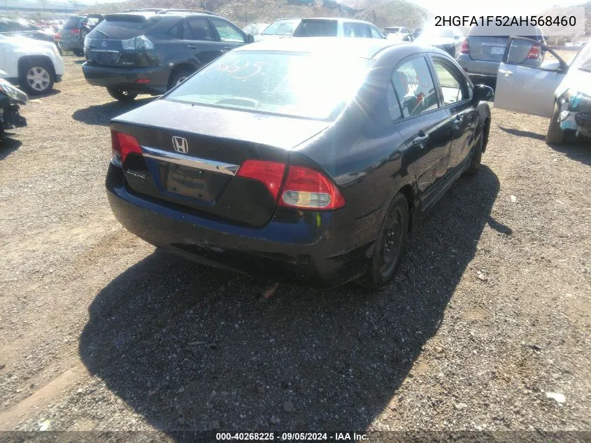 2010 Honda Civic Lx VIN: 2HGFA1F52AH568460 Lot: 40268225