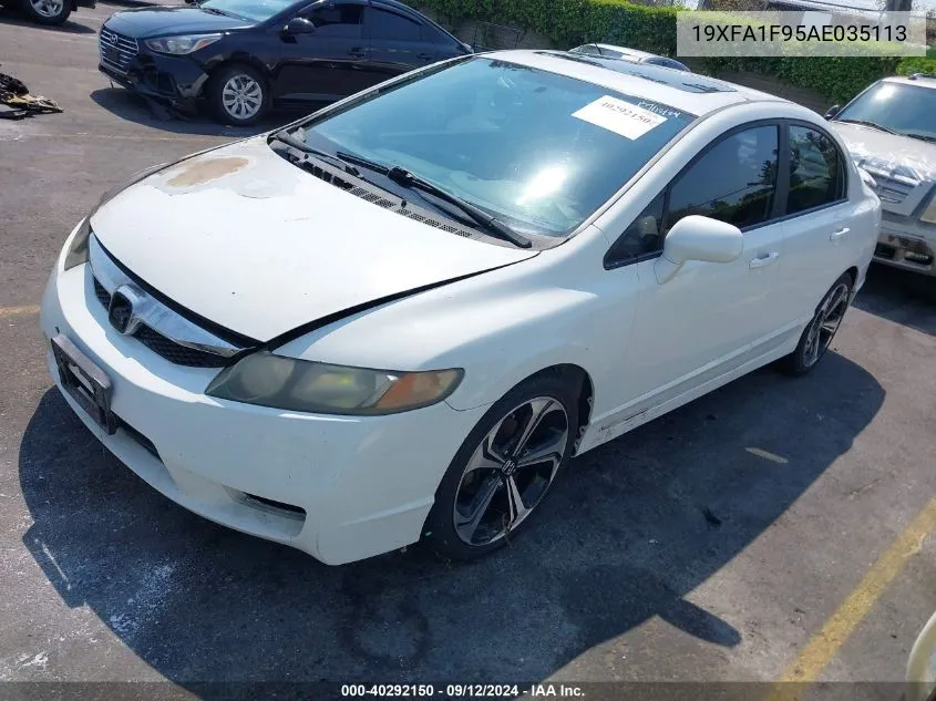 19XFA1F95AE035113 2010 Honda Civic Ex-L