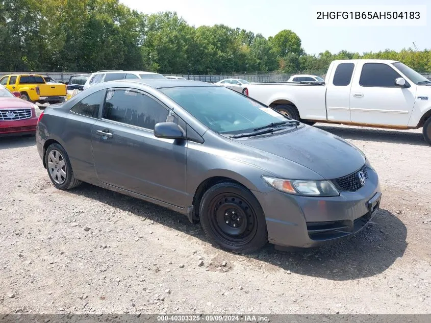 2HGFG1B65AH504183 2010 Honda Civic Lx