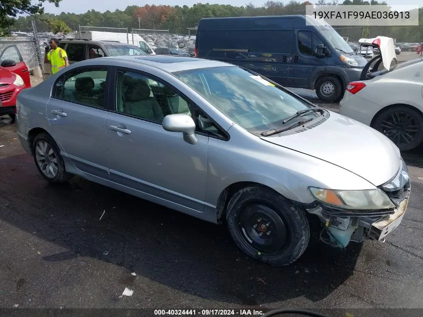 19XFA1F99AE036913 2010 Honda Civic Ex-L