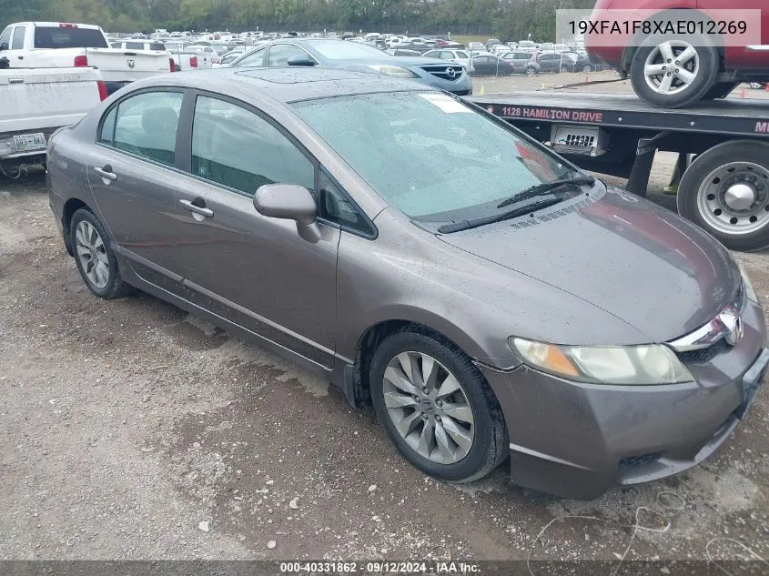 19XFA1F8XAE012269 2010 Honda Civic Sdn Ex