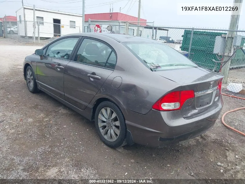 19XFA1F8XAE012269 2010 Honda Civic Sdn Ex