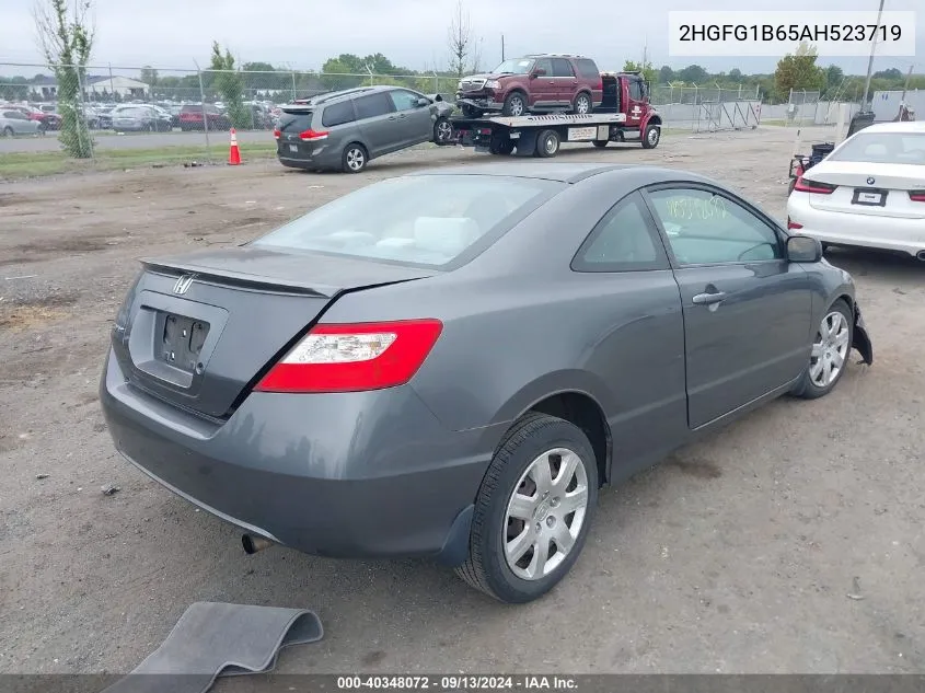 2010 Honda Civic Lx VIN: 2HGFG1B65AH523719 Lot: 40348072