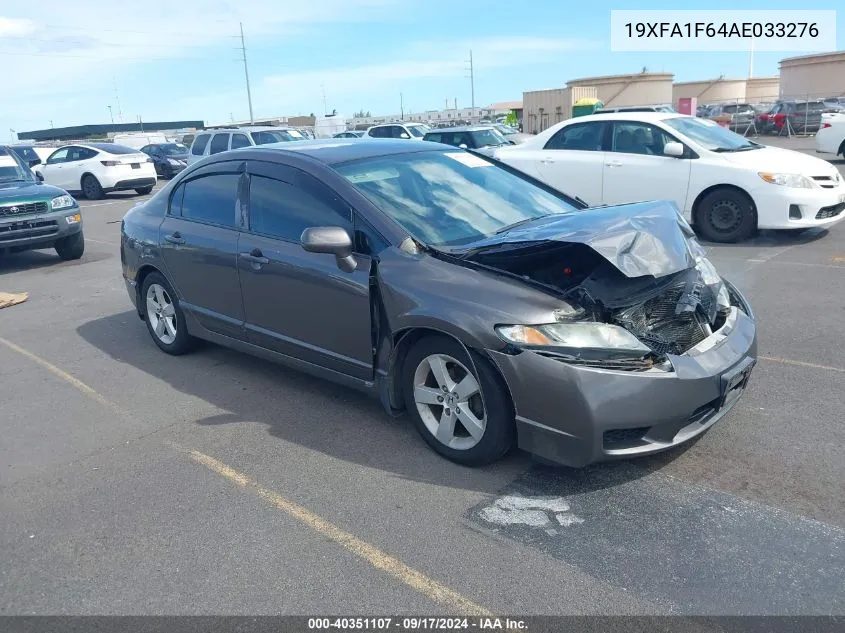 19XFA1F64AE033276 2010 Honda Civic Lx-S