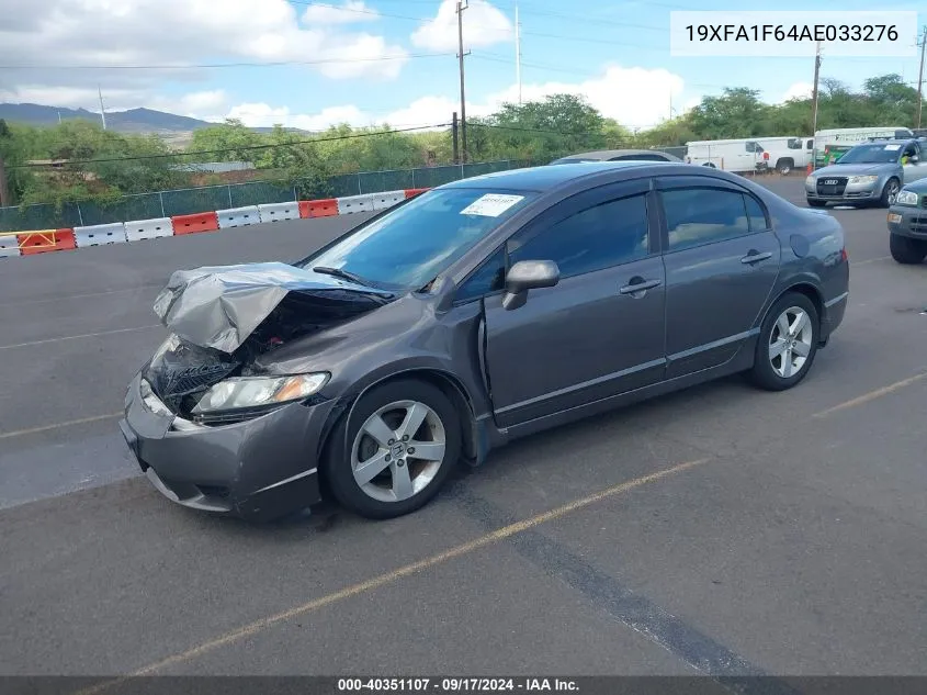 2010 Honda Civic Lx-S VIN: 19XFA1F64AE033276 Lot: 40351107