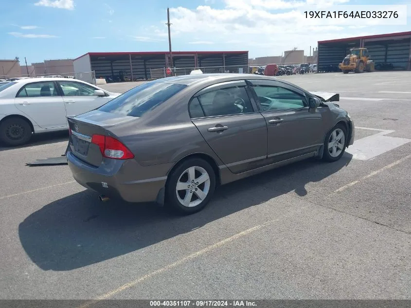 2010 Honda Civic Lx-S VIN: 19XFA1F64AE033276 Lot: 40351107