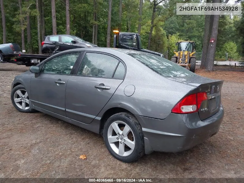 2010 Honda Civic Lx-S VIN: 2HGFA1F69AH534928 Lot: 40365465