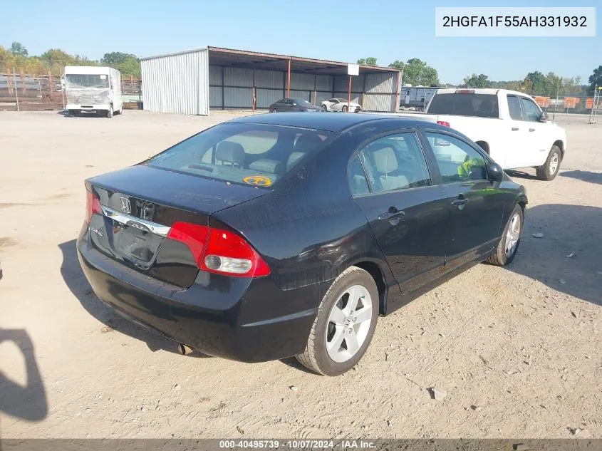 2010 Honda Civic Lx VIN: 2HGFA1F55AH331932 Lot: 40495739