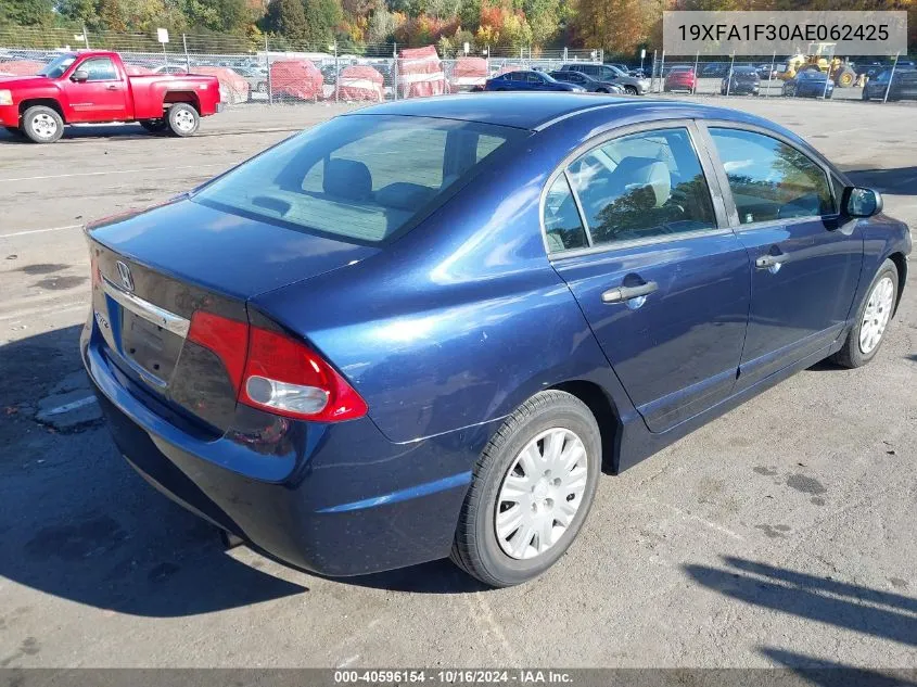 19XFA1F30AE062425 2010 Honda Civic Vp