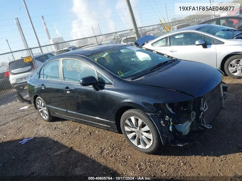 19XFA1F85AE046877 2010 Honda Civic Ex