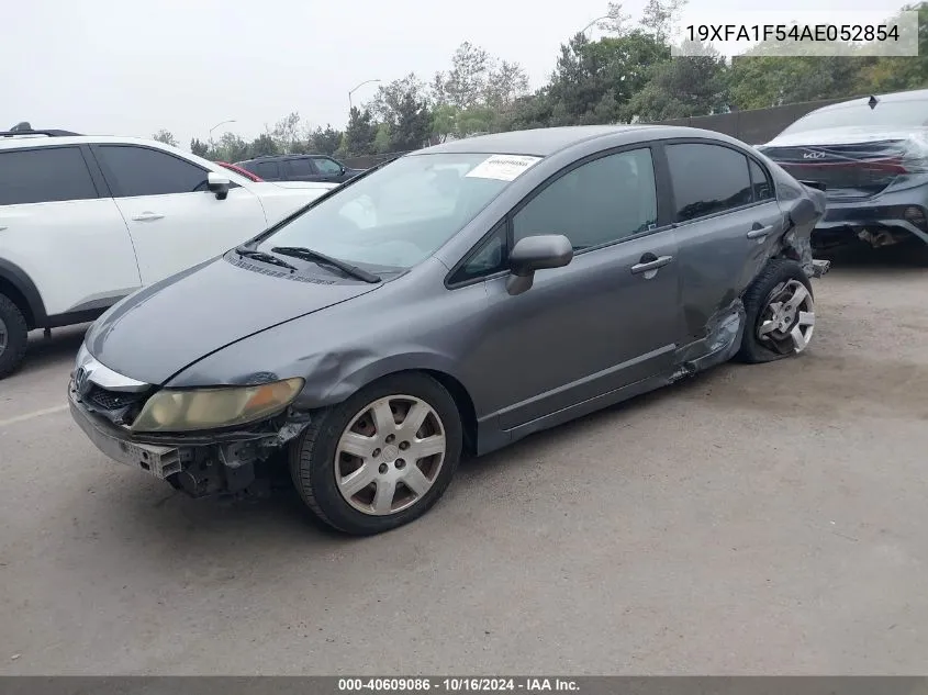 2010 Honda Civic Lx VIN: 19XFA1F54AE052854 Lot: 40609086