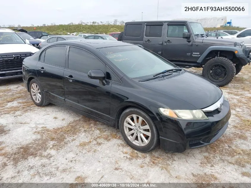 2HGFA1F93AH550066 2010 Honda Civic Ex-L