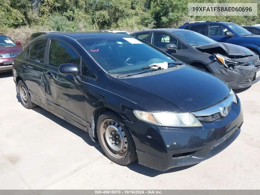 19XFA1F58AE060696 2010 Honda Civic Lx