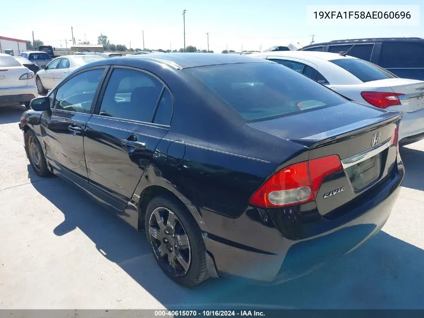 19XFA1F58AE060696 2010 Honda Civic Lx