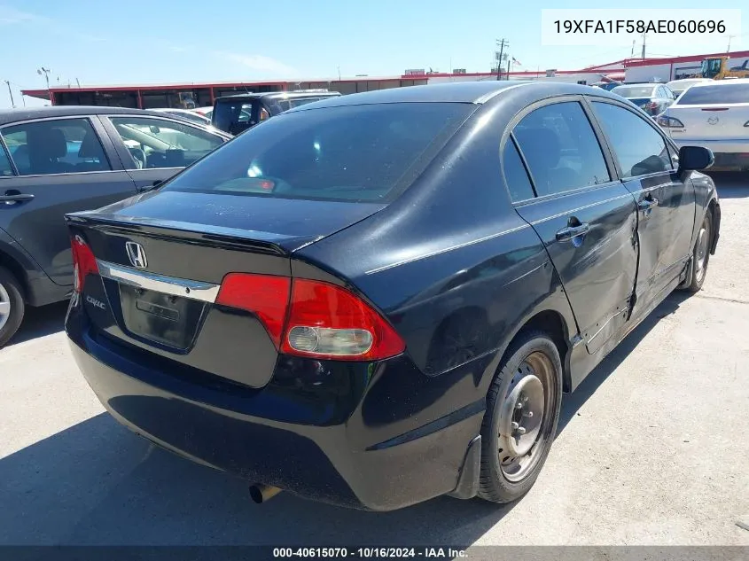 19XFA1F58AE060696 2010 Honda Civic Lx