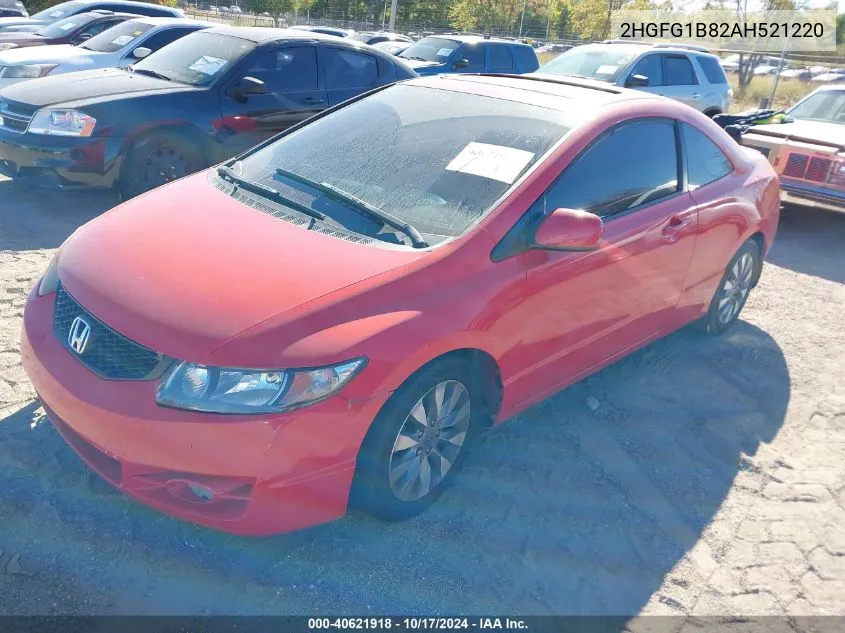 2HGFG1B82AH521220 2010 Honda Civic Ex