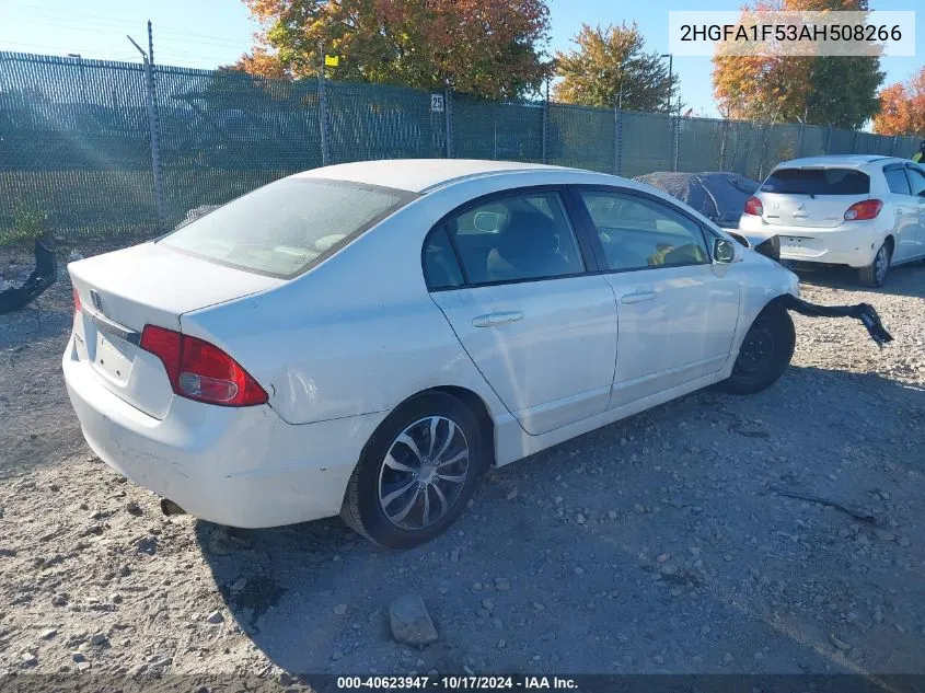 2HGFA1F53AH508266 2010 Honda Civic Lx