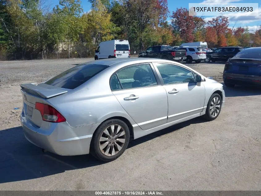 2010 Honda Civic Ex VIN: 19XFA1F83AE084933 Lot: 40627875