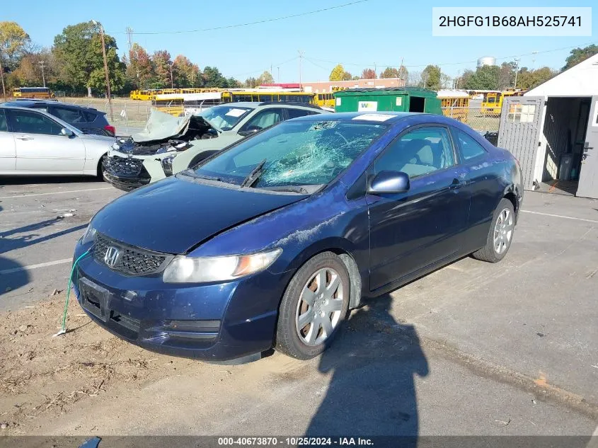 2010 Honda Civic Lx VIN: 2HGFG1B68AH525741 Lot: 40673870