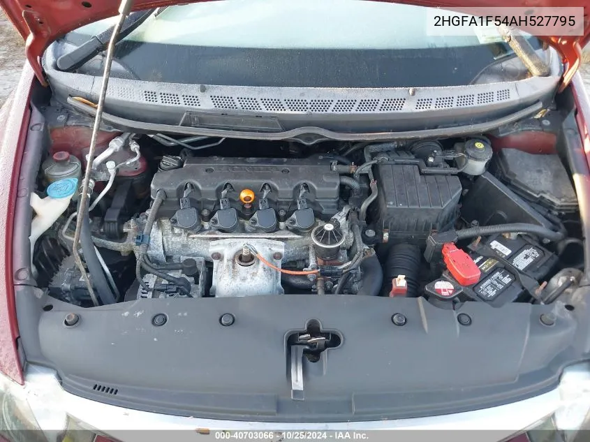 2HGFA1F54AH527795 2010 Honda Civic Lx