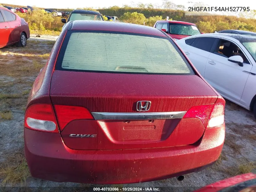 2HGFA1F54AH527795 2010 Honda Civic Lx