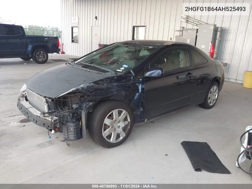 2010 Honda Civic Lx VIN: 2HGFG1B64AH525493 Lot: 40756593