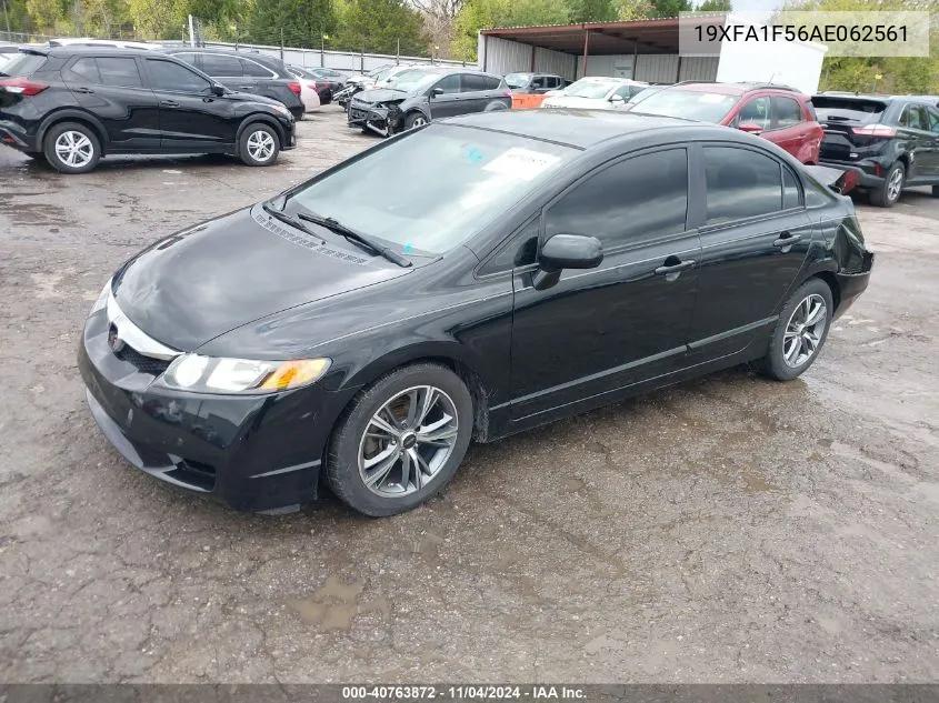 19XFA1F56AE062561 2010 Honda Civic Lx