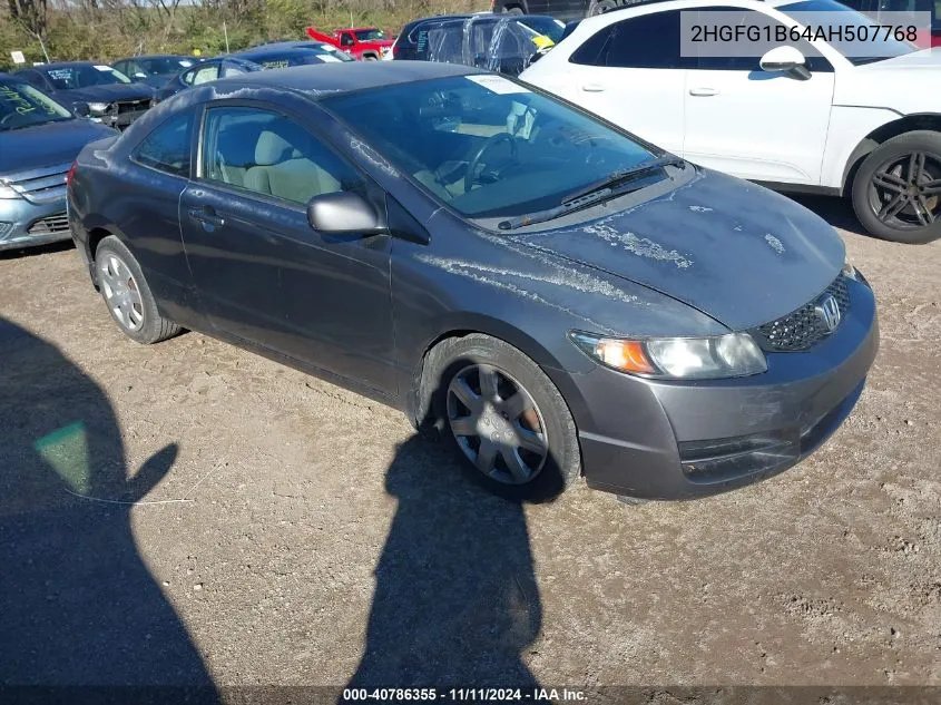 2010 Honda Civic Lx VIN: 2HGFG1B64AH507768 Lot: 40786355