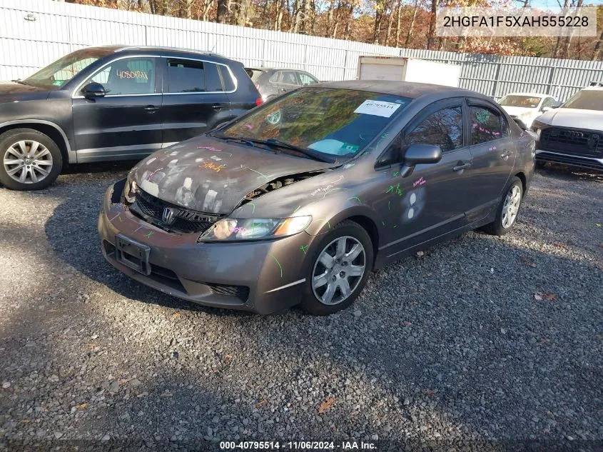 2HGFA1F5XAH555228 2010 Honda Civic Lx