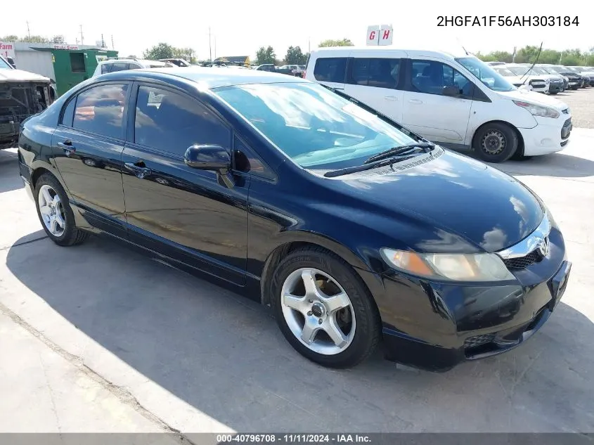 2010 Honda Civic Lx VIN: 2HGFA1F56AH303184 Lot: 40796708