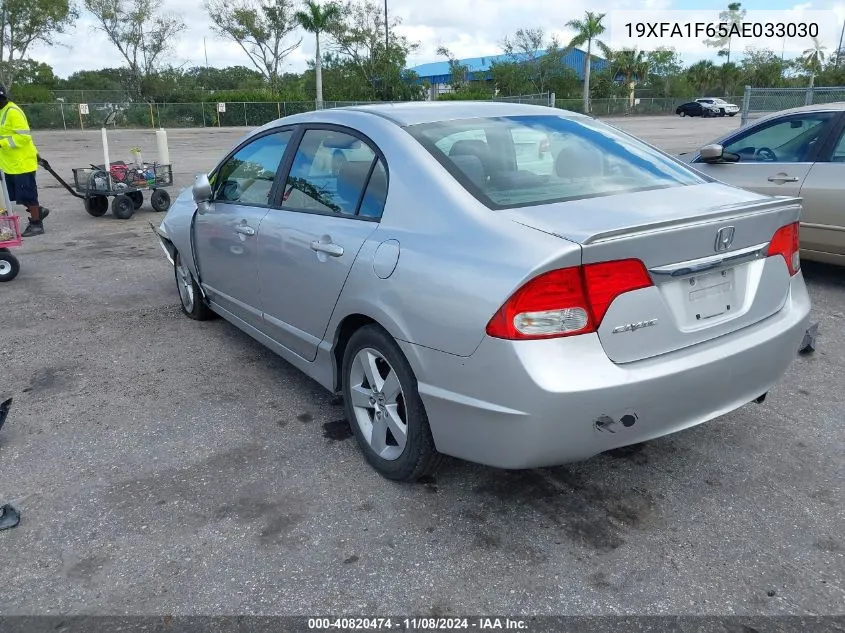 2010 Honda Civic Lx-S VIN: 19XFA1F65AE033030 Lot: 40820474