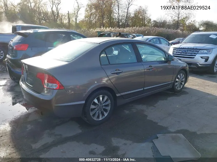 2010 Honda Civic Ex VIN: 19XFA1F88AE029524 Lot: 40832728