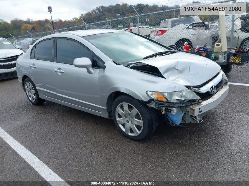 2010 Honda Civic Lx VIN: 19XFA1F54AE012080 Lot: 40884072