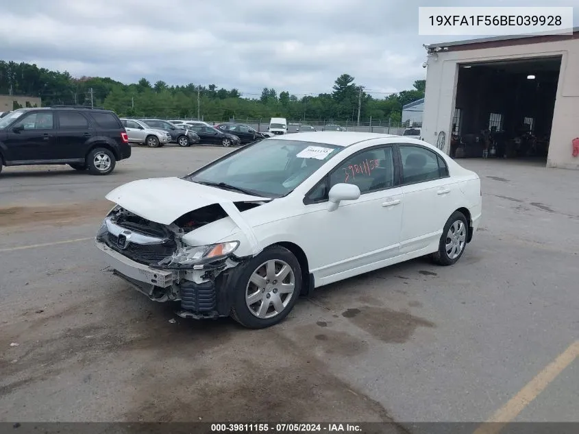 19XFA1F56BE039928 2011 Honda Civic Lx