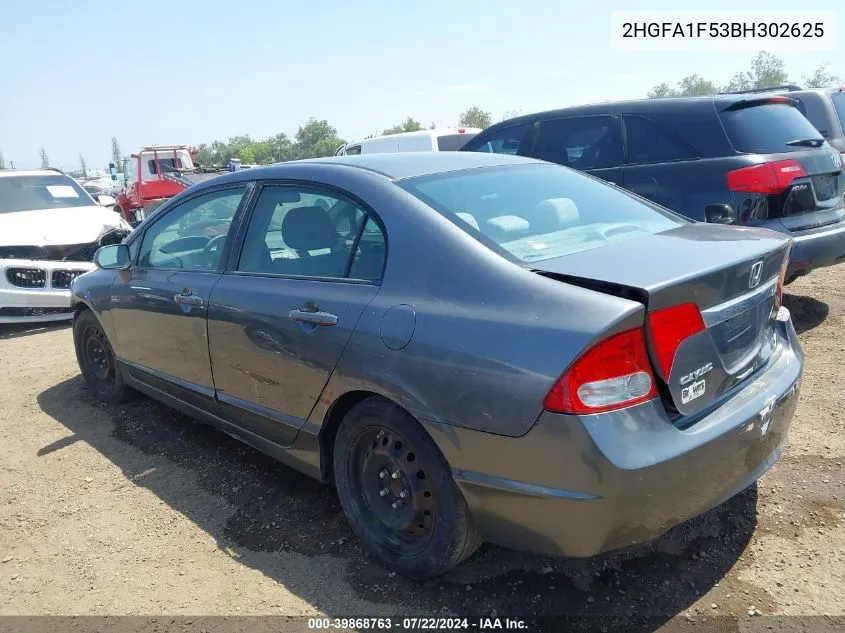 2HGFA1F53BH302625 2011 Honda Civic Lx