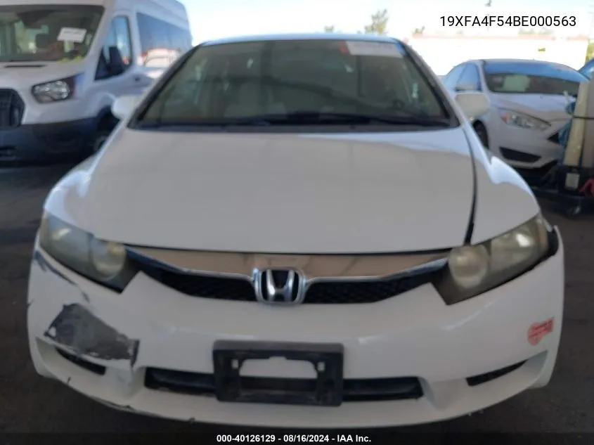 19XFA4F54BE000563 2011 Honda Civic Gx