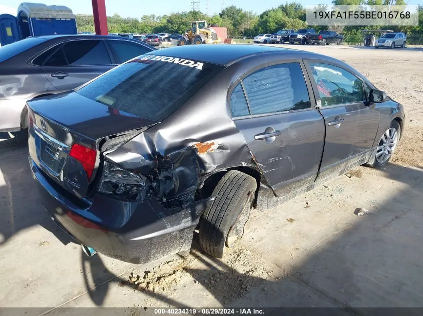 2011 Honda Civic Lx VIN: 19XFA1F55BE016768 Lot: 40234319