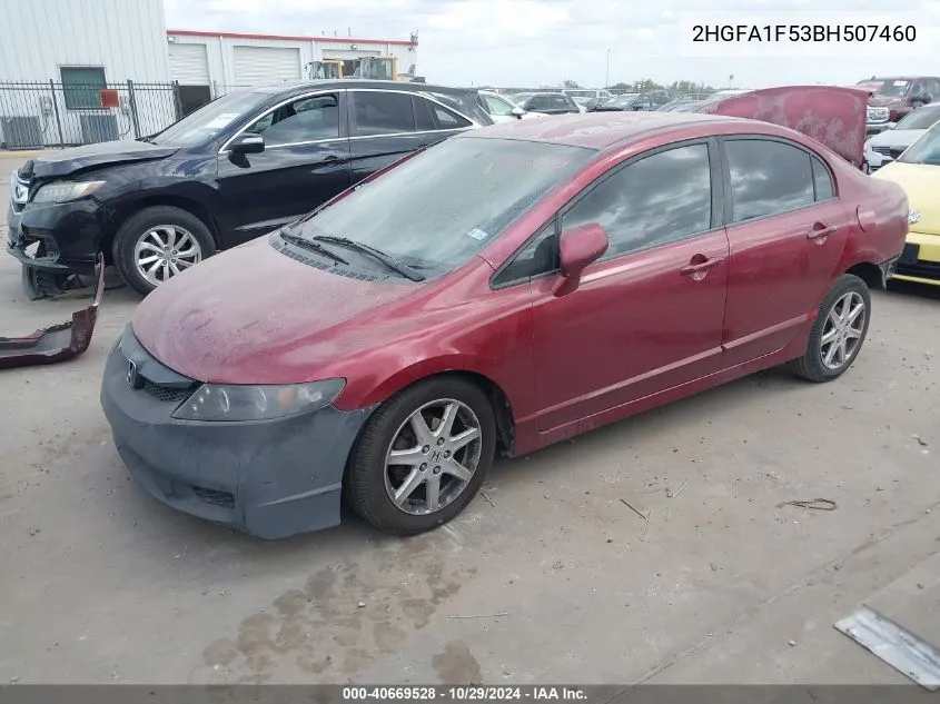 2011 Honda Civic Lx VIN: 2HGFA1F53BH507460 Lot: 40669528