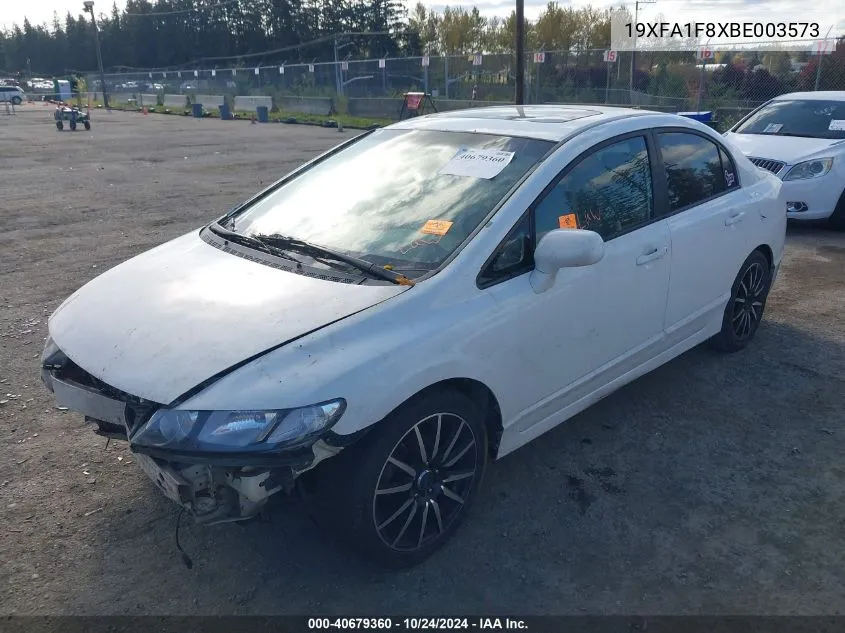 19XFA1F8XBE003573 2011 Honda Civic Ex