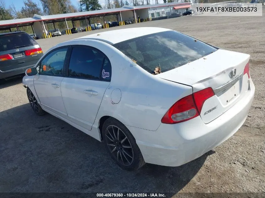 19XFA1F8XBE003573 2011 Honda Civic Ex