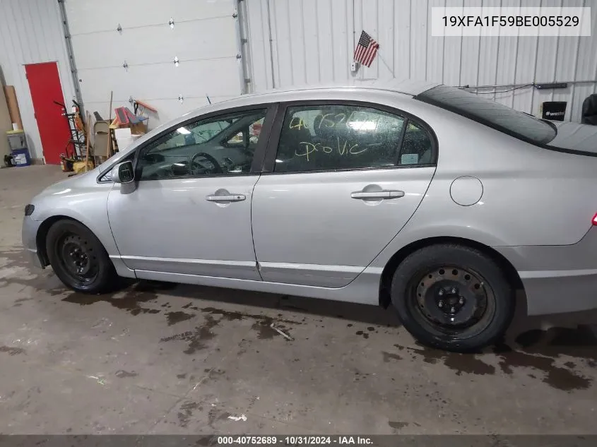 19XFA1F59BE005529 2011 Honda Civic Lx