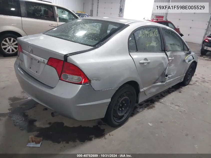 19XFA1F59BE005529 2011 Honda Civic Lx