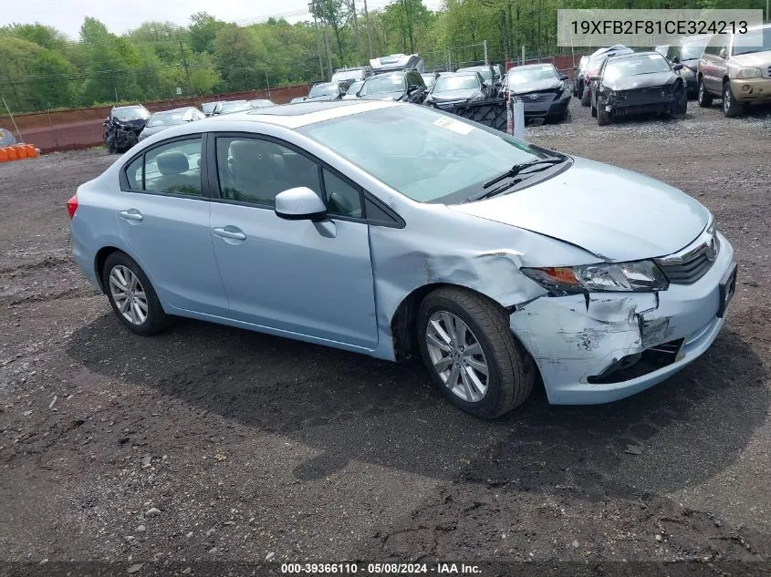 19XFB2F81CE324213 2012 Honda Civic Ex