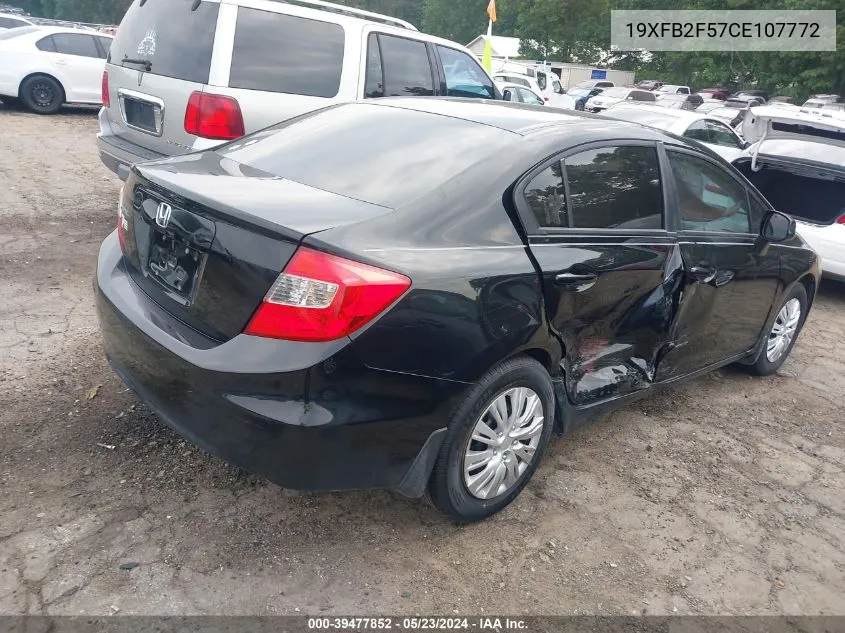 19XFB2F57CE107772 2012 Honda Civic Lx