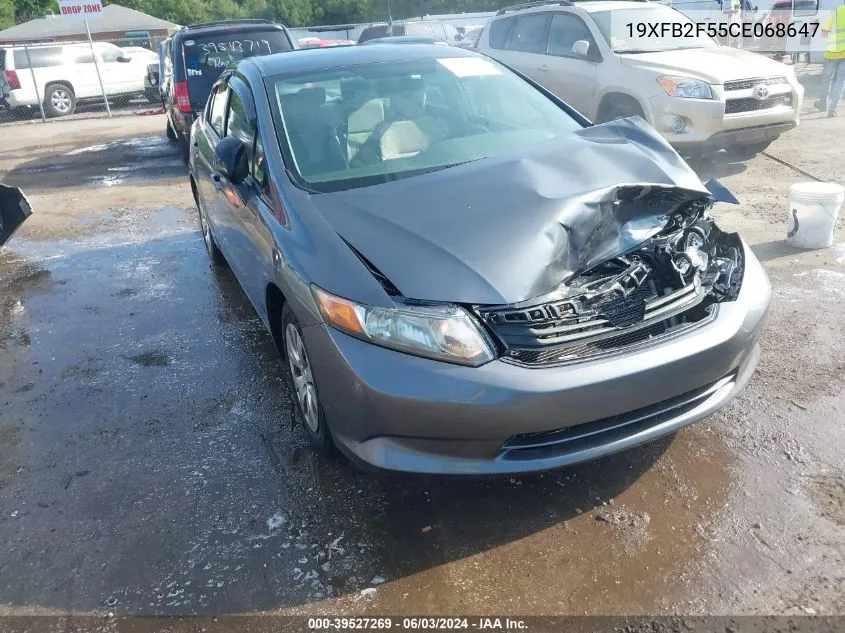 19XFB2F55CE068647 2012 Honda Civic Lx