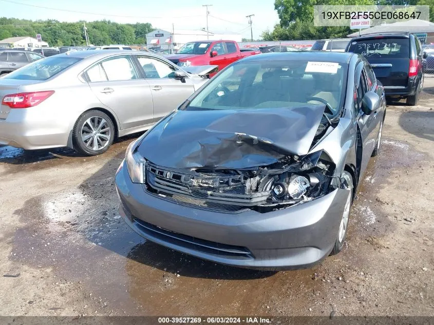 19XFB2F55CE068647 2012 Honda Civic Lx