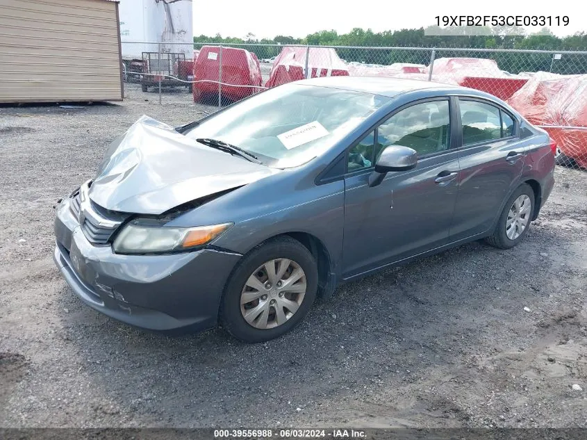 19XFB2F53CE033119 2012 Honda Civic Lx