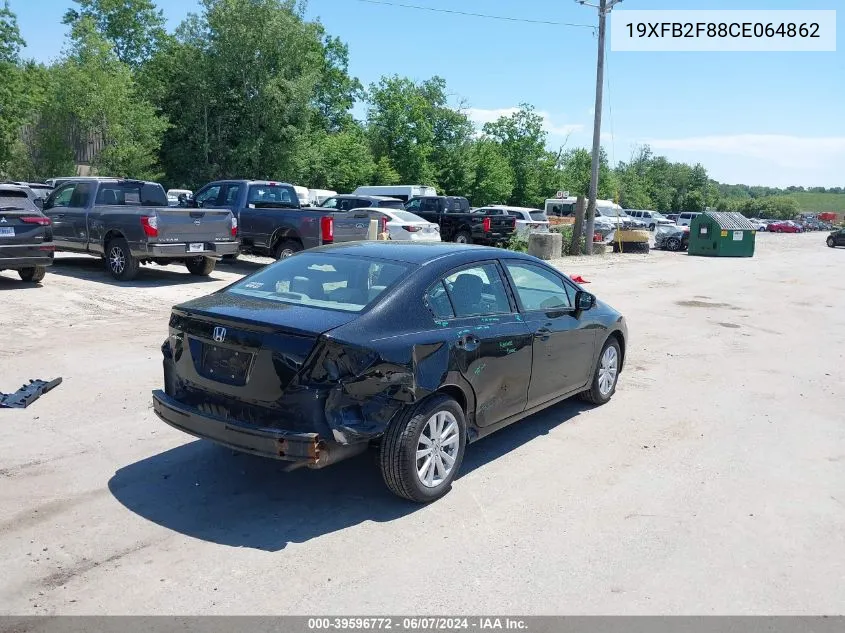 19XFB2F88CE064862 2012 Honda Civic Ex