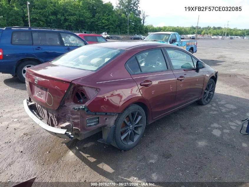 19XFB2F57CE032085 2012 Honda Civic Lx